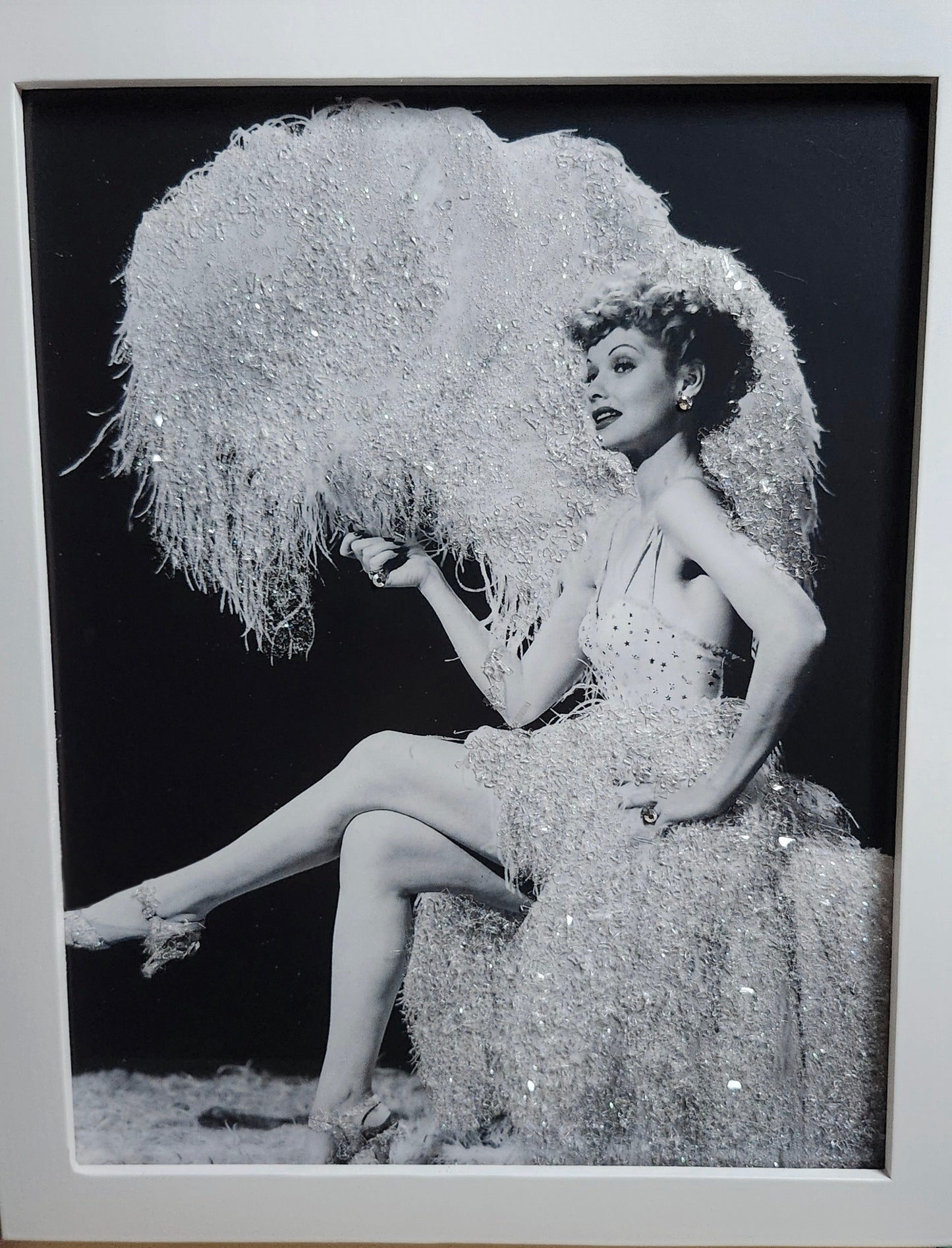 Sparkling Lucille Ball 8x10 framed