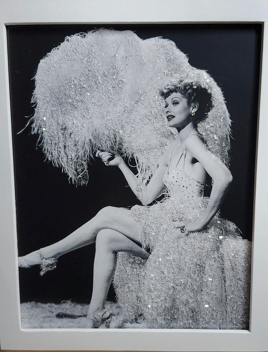 Sparkling Lucille Ball 8x10 framed
