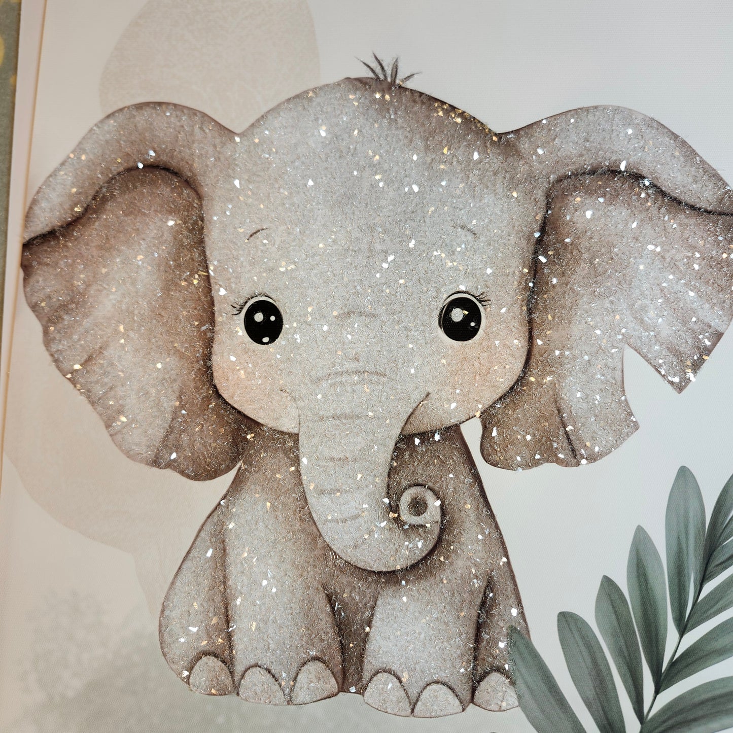 Jungle Animals on Canvas 12x16 Framed