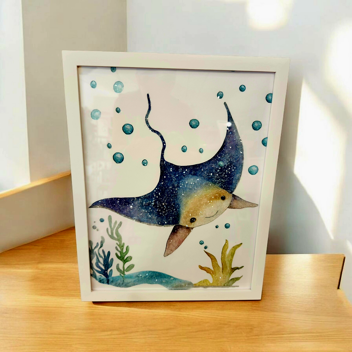 Sparkling Ray 11x14 Framed