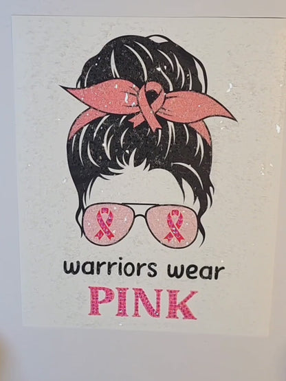 Honoring Breast Cancer Awareness Month 11x14 Matted and Framed